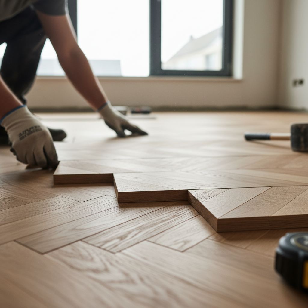 Een nieuwe vloer in huis